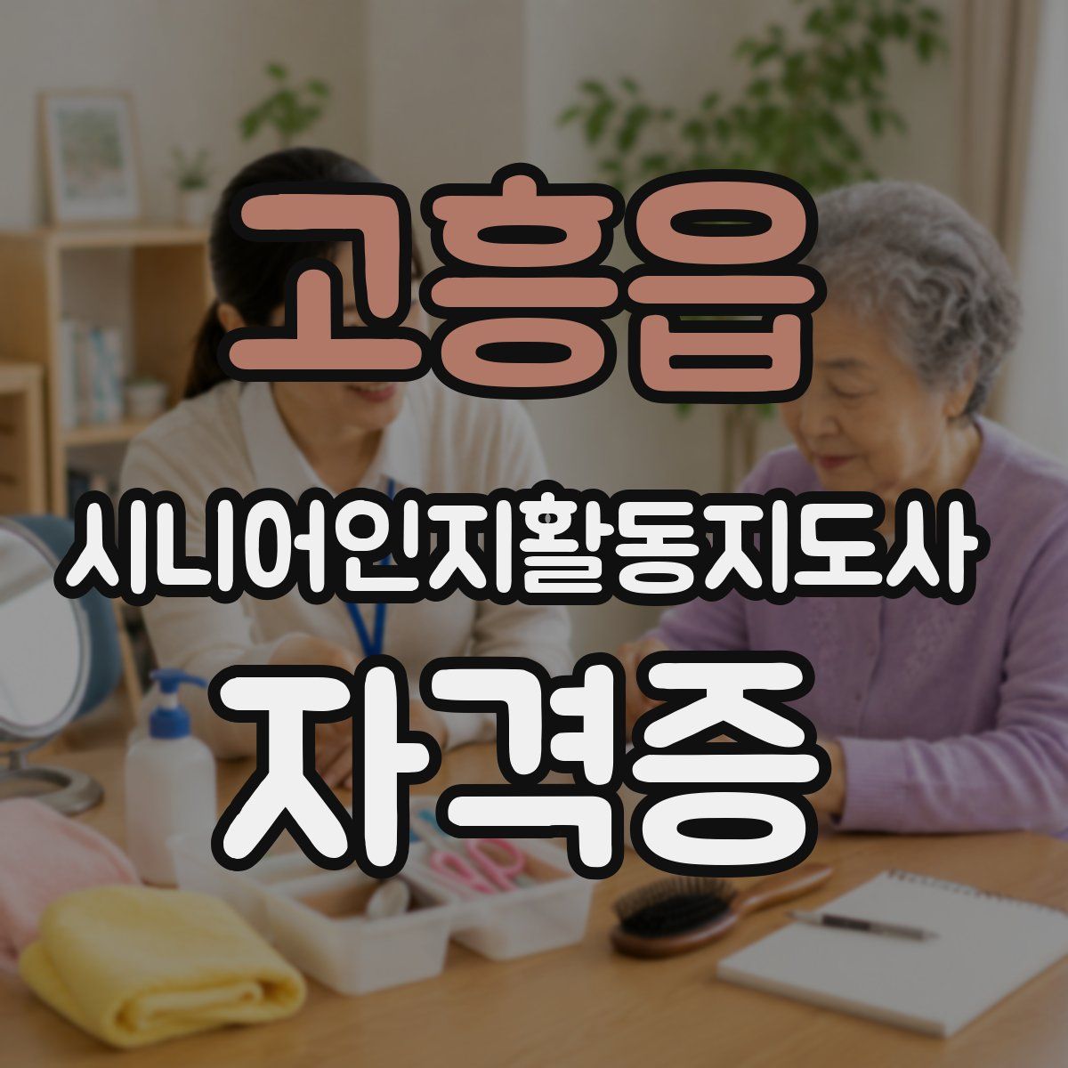 고흥읍 시니어인지활동지도사 자격증