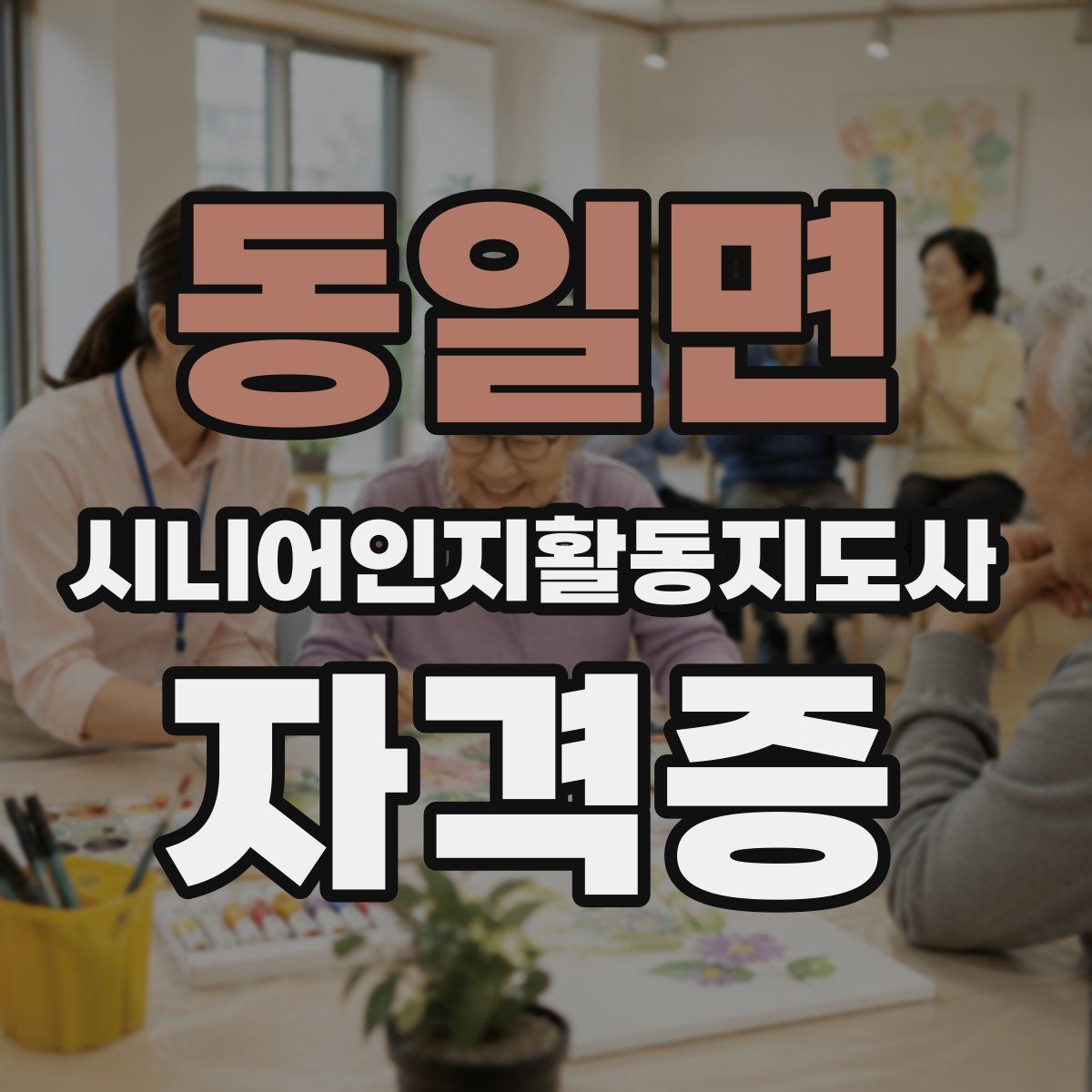 동일면 시니어인지활동지도사 자격증