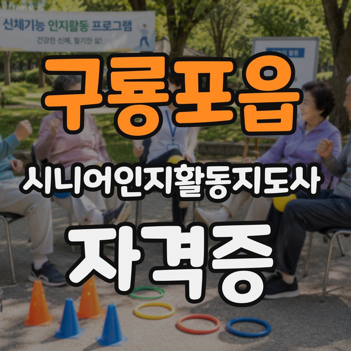 구룡포읍 시니어인지활동지도사 자격증