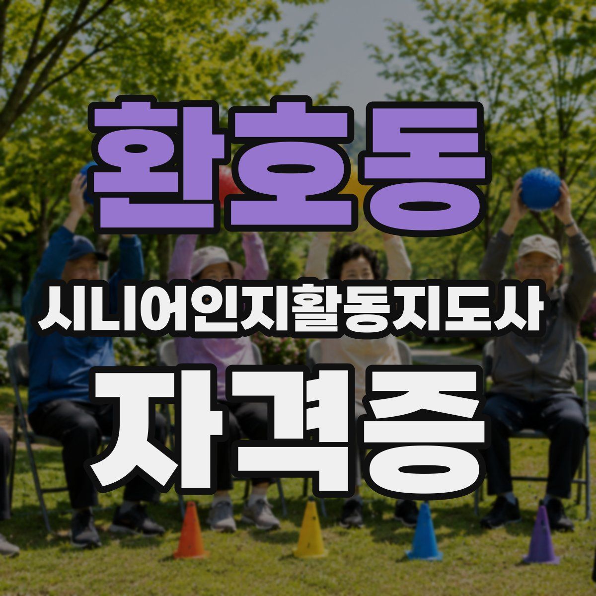 환호동 시니어인지활동지도사 자격증