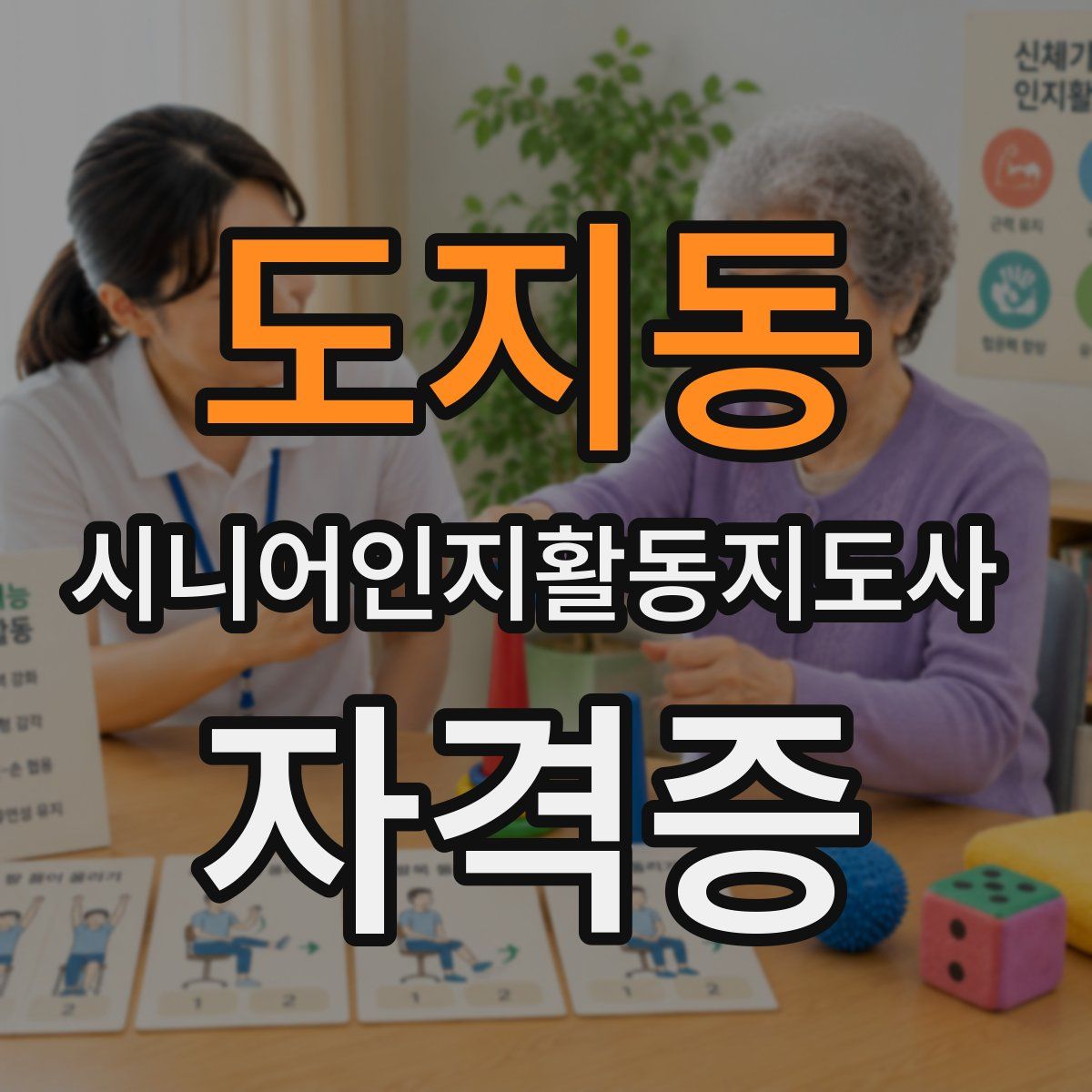 도지동 시니어인지활동지도사 자격증