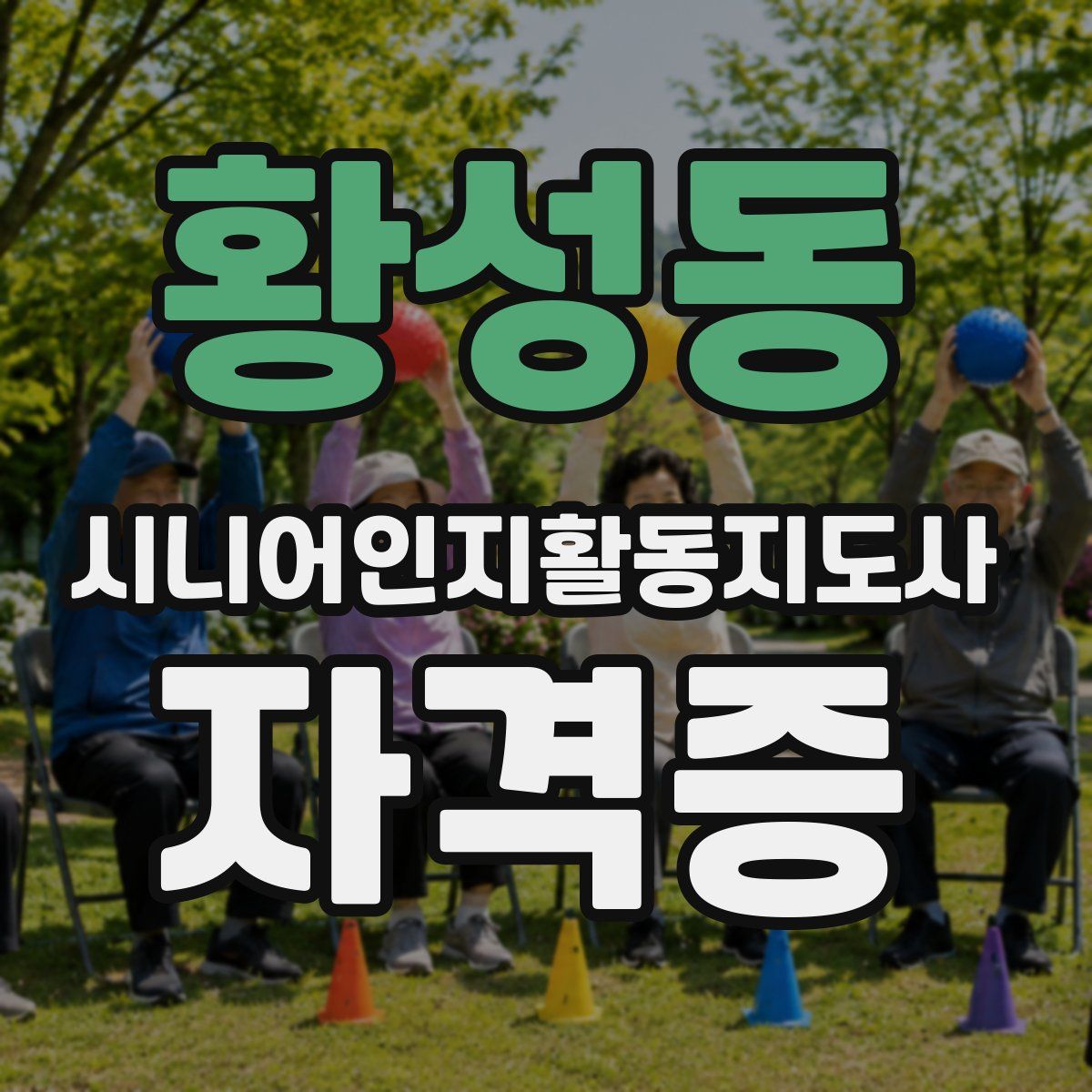 황성동 시니어인지활동지도사 자격증