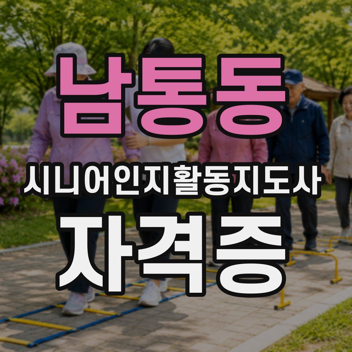남통동 시니어인지활동지도사 자격증