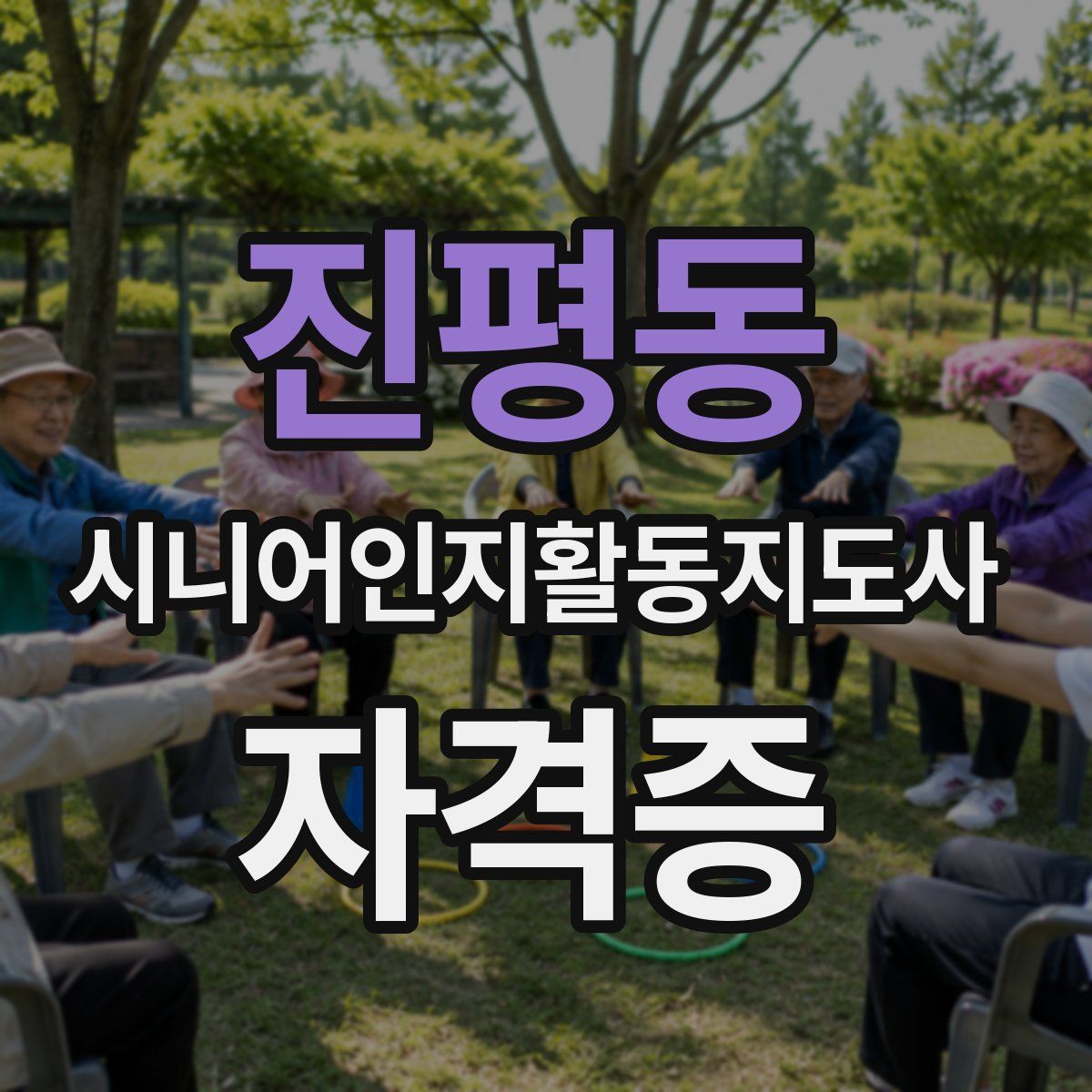 진평동 시니어인지활동지도사 자격증