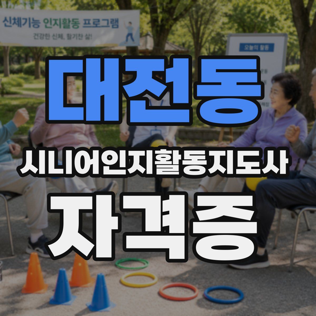 대전동 시니어인지활동지도사 자격증
