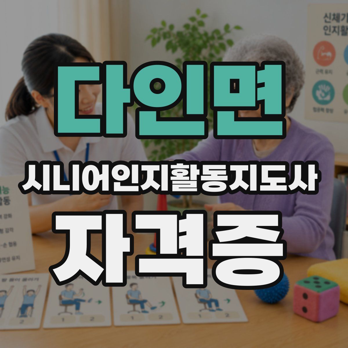 다인면 시니어인지활동지도사 자격증