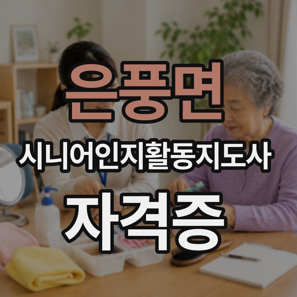 은풍면 시니어인지활동지도사 자격증