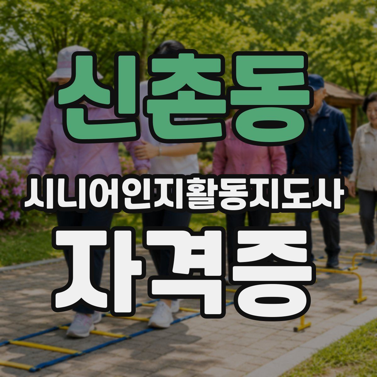 신촌동 시니어인지활동지도사 자격증