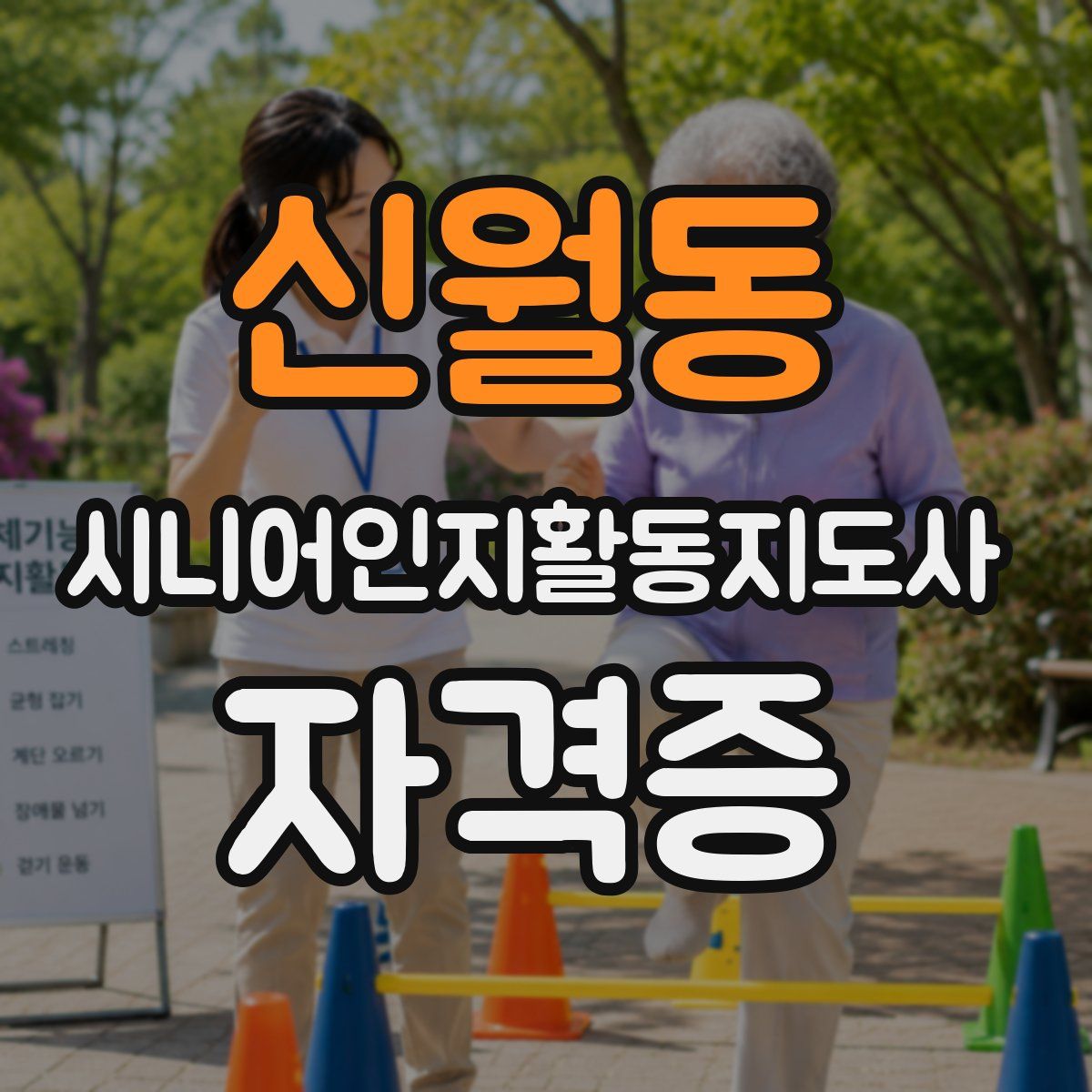 신월동 시니어인지활동지도사 자격증