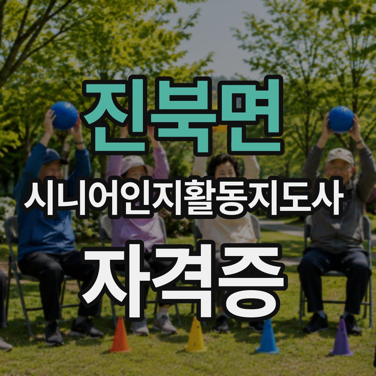 진북면 시니어인지활동지도사 자격증