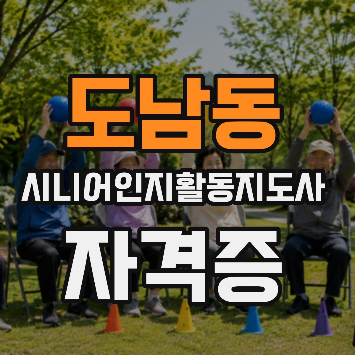 도남동 시니어인지활동지도사 자격증