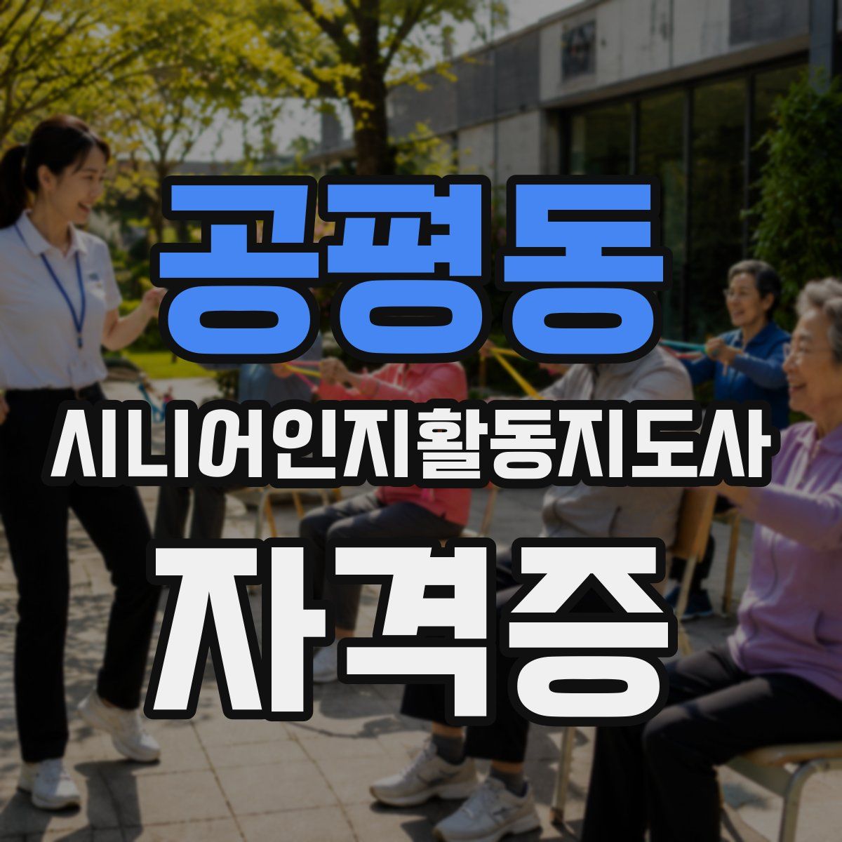 공평동 시니어인지활동지도사 자격증
