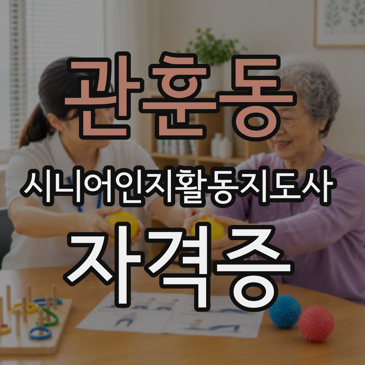 관훈동 시니어인지활동지도사 자격증