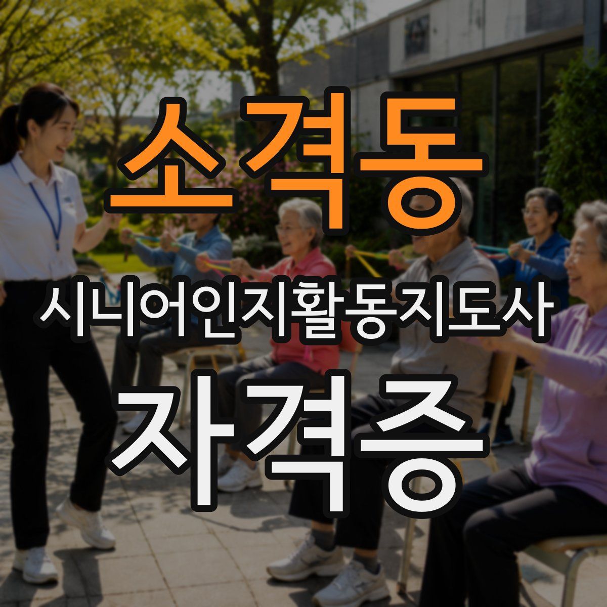 소격동 시니어인지활동지도사 자격증