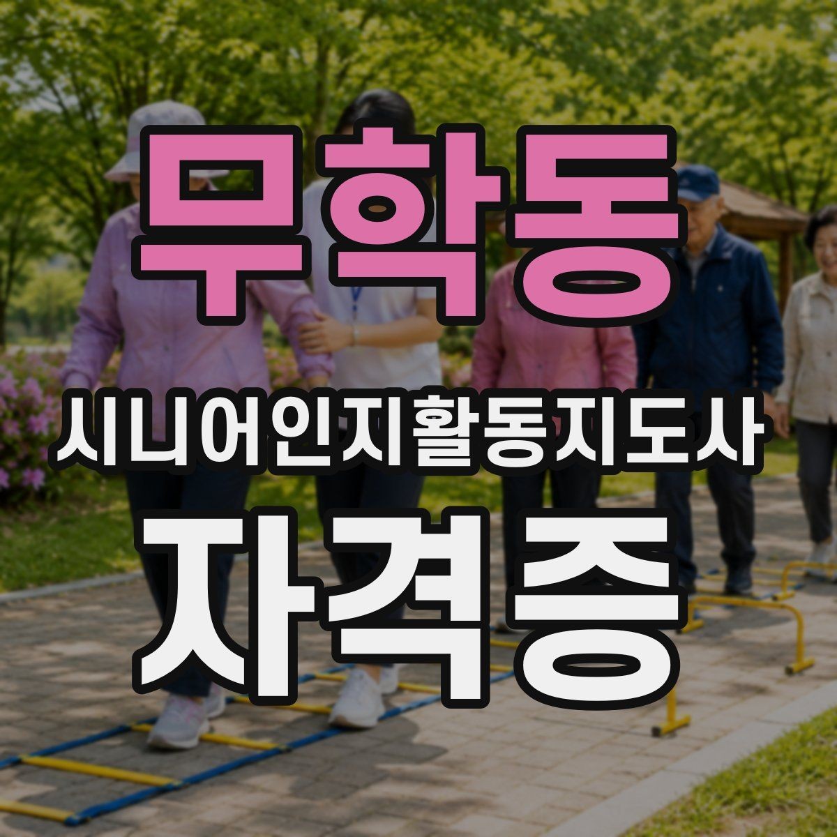 무학동 시니어인지활동지도사 자격증 취득 후 자격 활용 사례