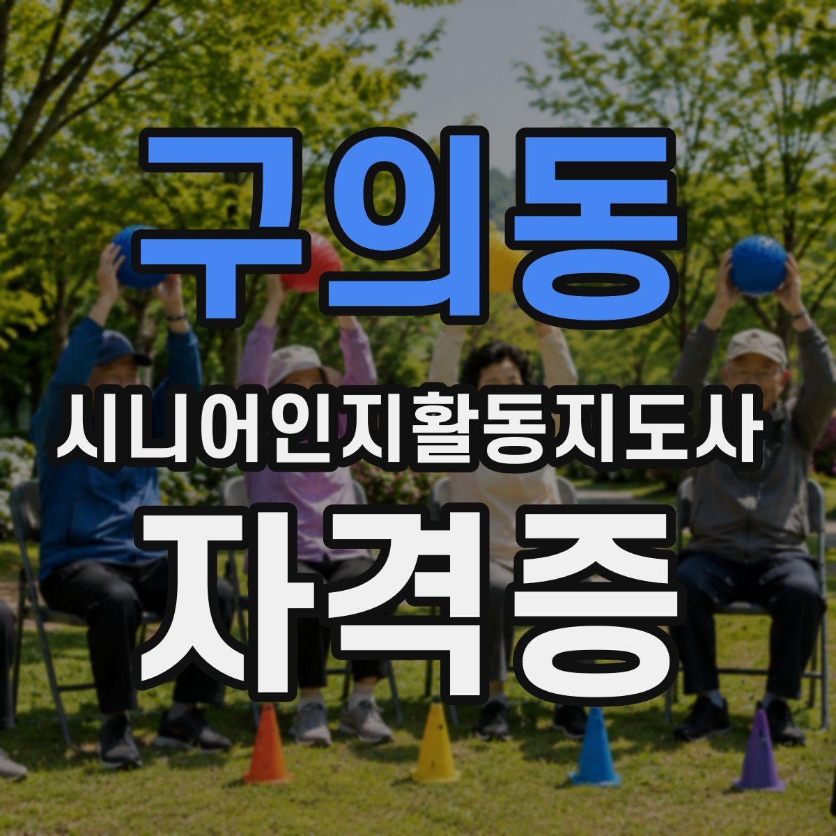 구의동 시니어인지활동지도사 자격증