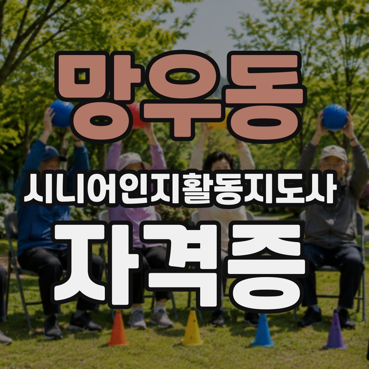 망우동 시니어인지활동지도사 자격증