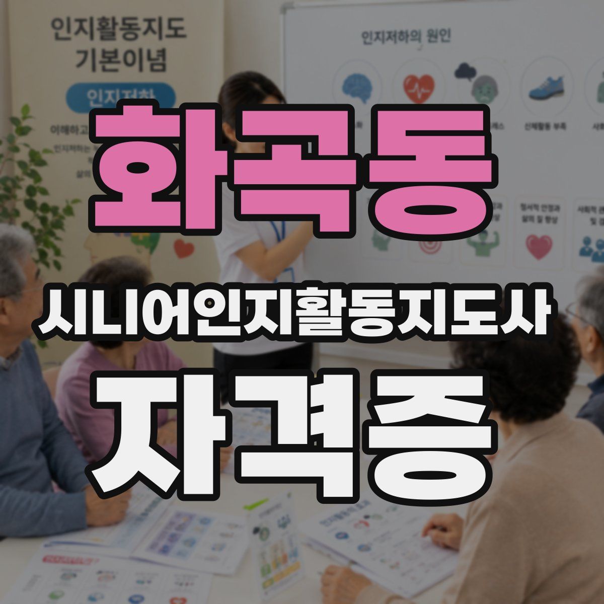 화곡동 시니어인지활동지도사 자격증