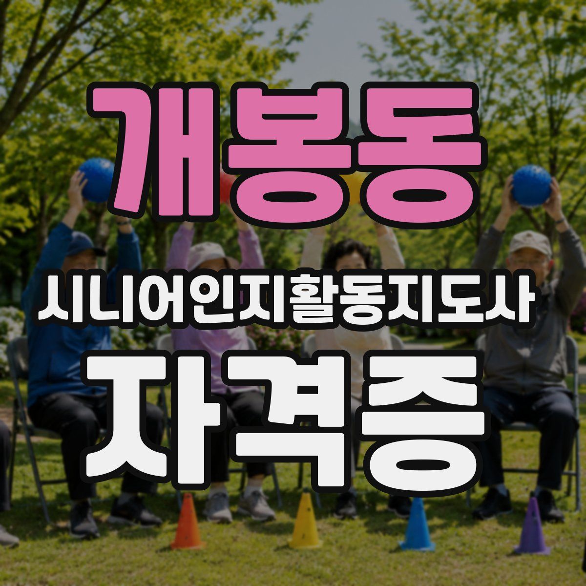 개봉동 시니어인지활동지도사 자격증