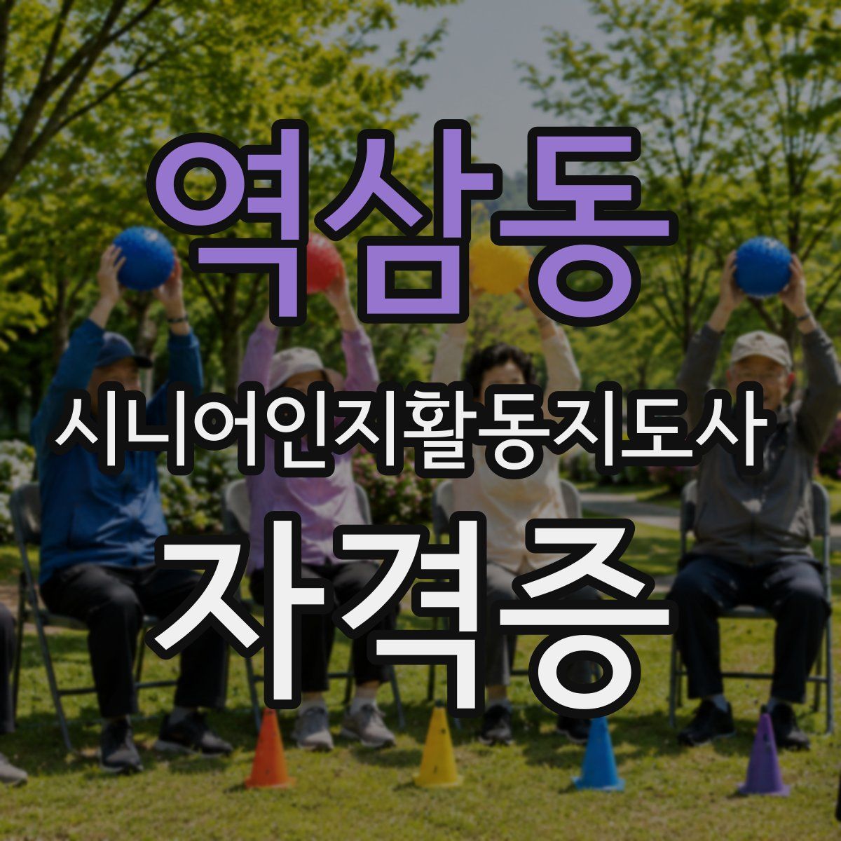 역삼동 시니어인지활동지도사 자격증