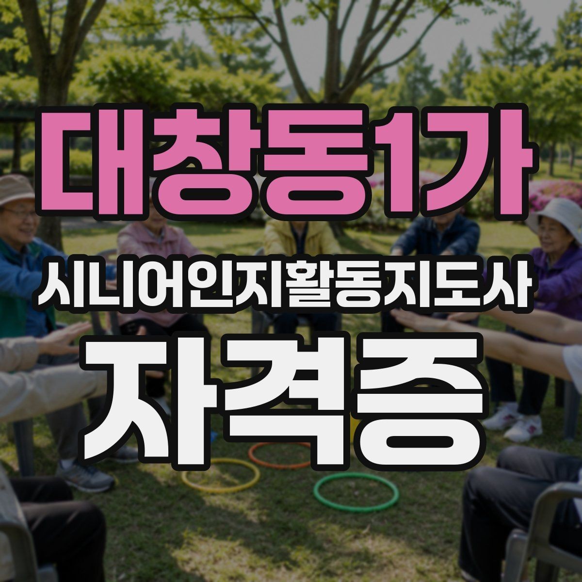 대창동1가 시니어인지활동지도사 자격증 합격을 위해 자주 점검할 항목