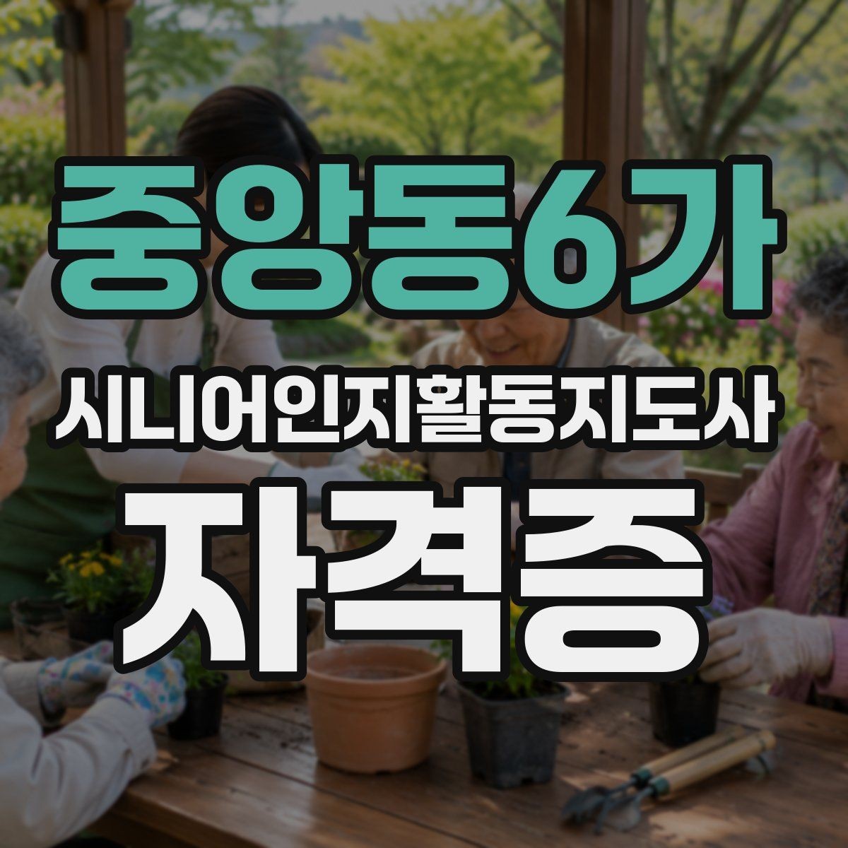 중앙동6가 시니어인지활동지도사 자격증 비용 구성과 수강 전 체크사항