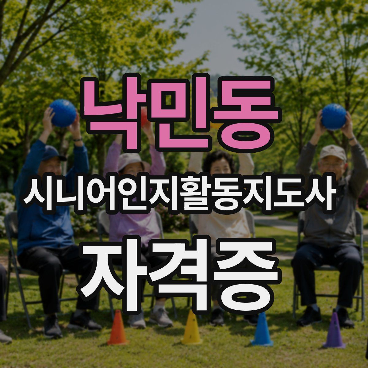 낙민동 시니어인지활동지도사 자격증