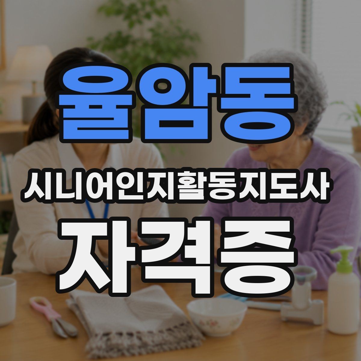 율암동 시니어인지활동지도사 자격증 시험과정에서 자주 묻는 질문