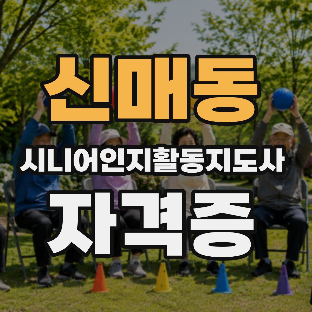 신매동 시니어인지활동지도사 자격증