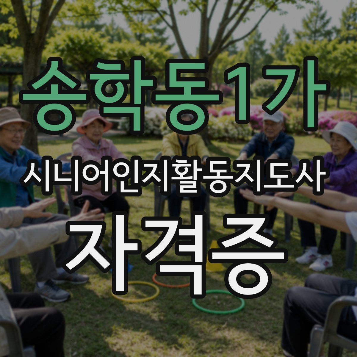 송학동1가 시니어인지활동지도사 자격증