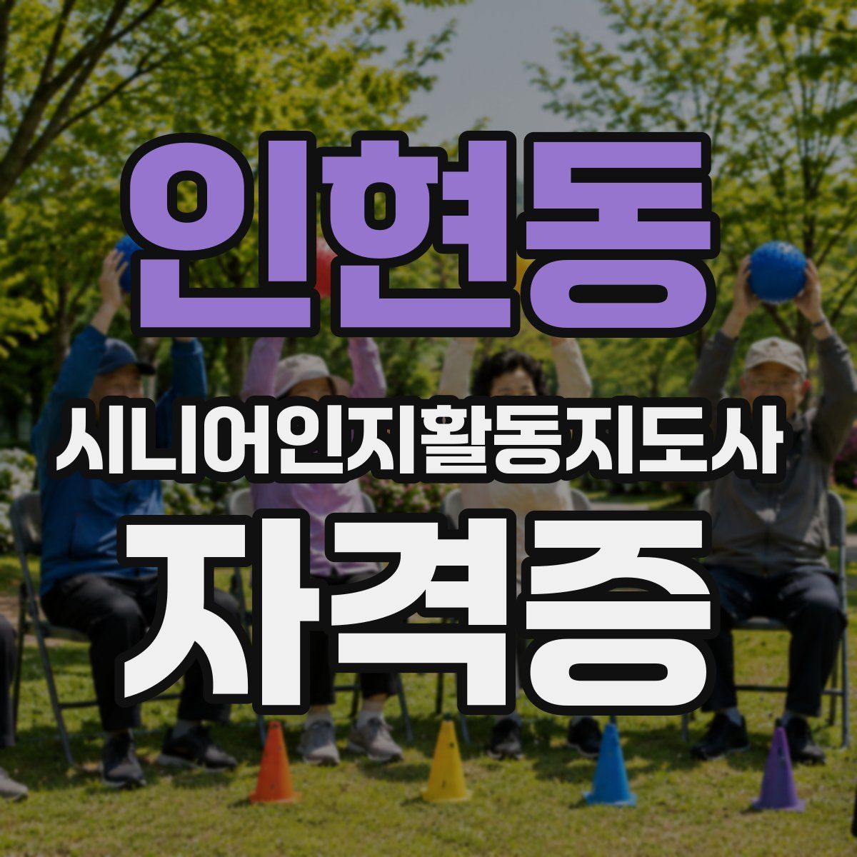 인현동 시니어인지활동지도사 자격증