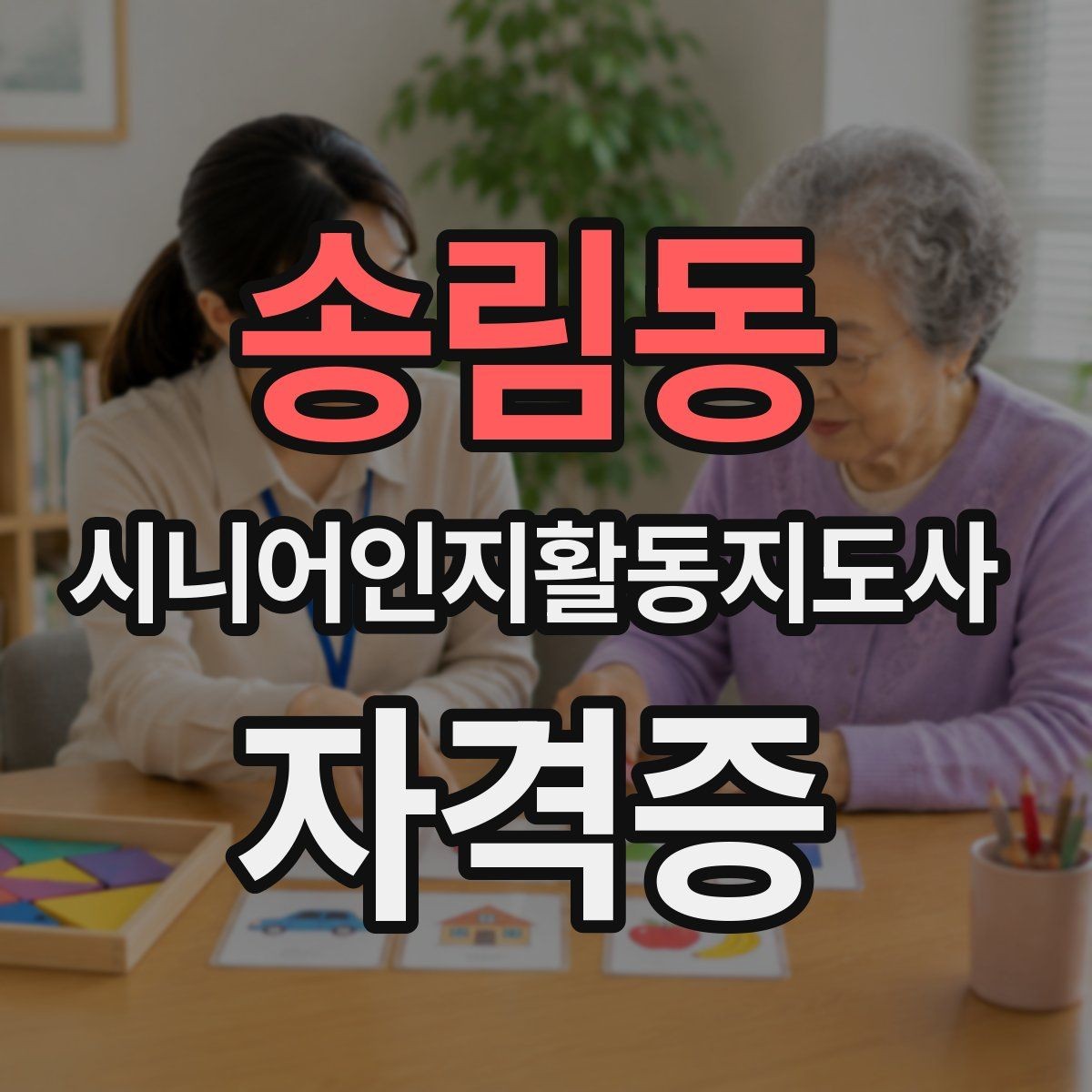 송림동 시니어인지활동지도사 자격증 준비 시 예산 세우는 법
