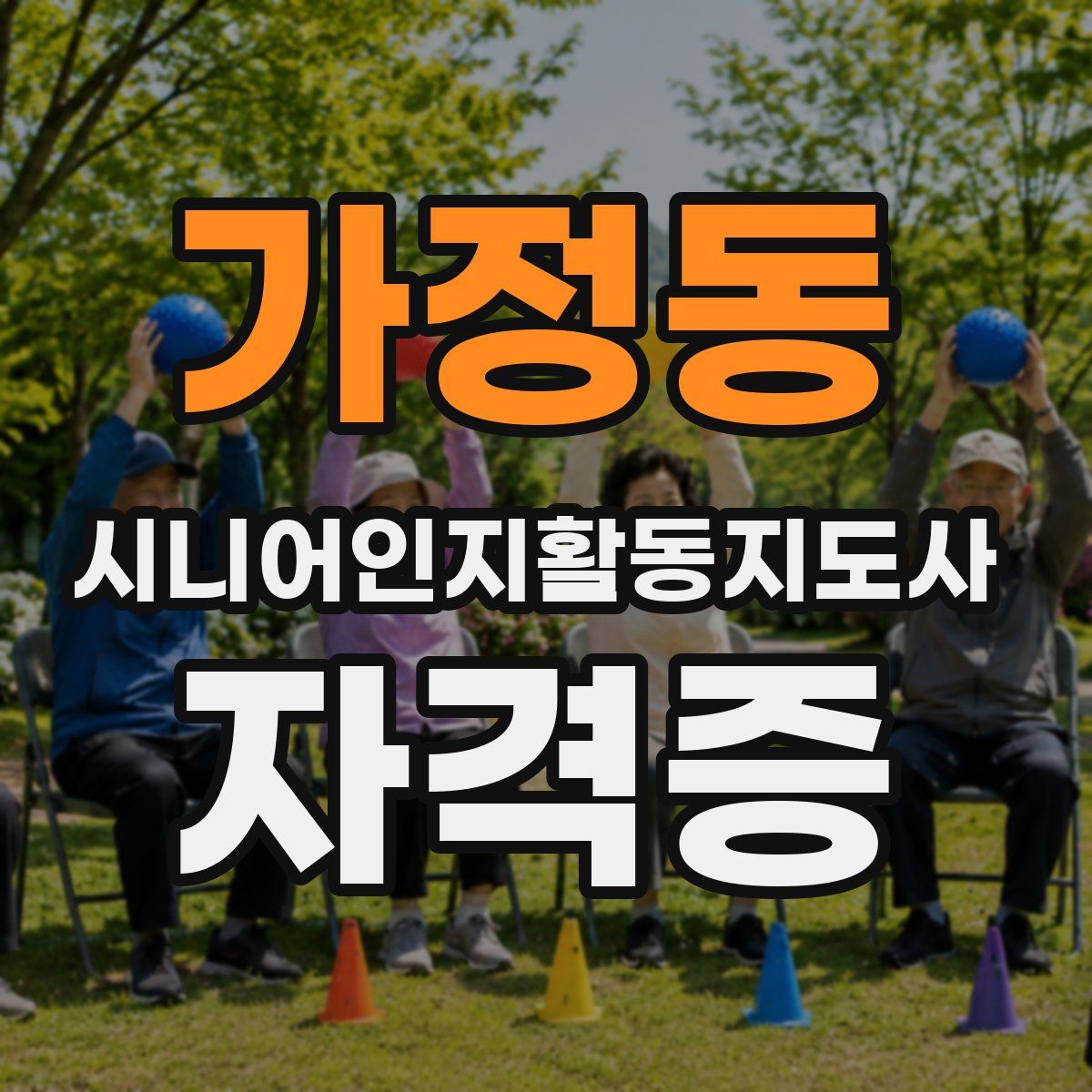 가정동 시니어인지활동지도사 자격증
