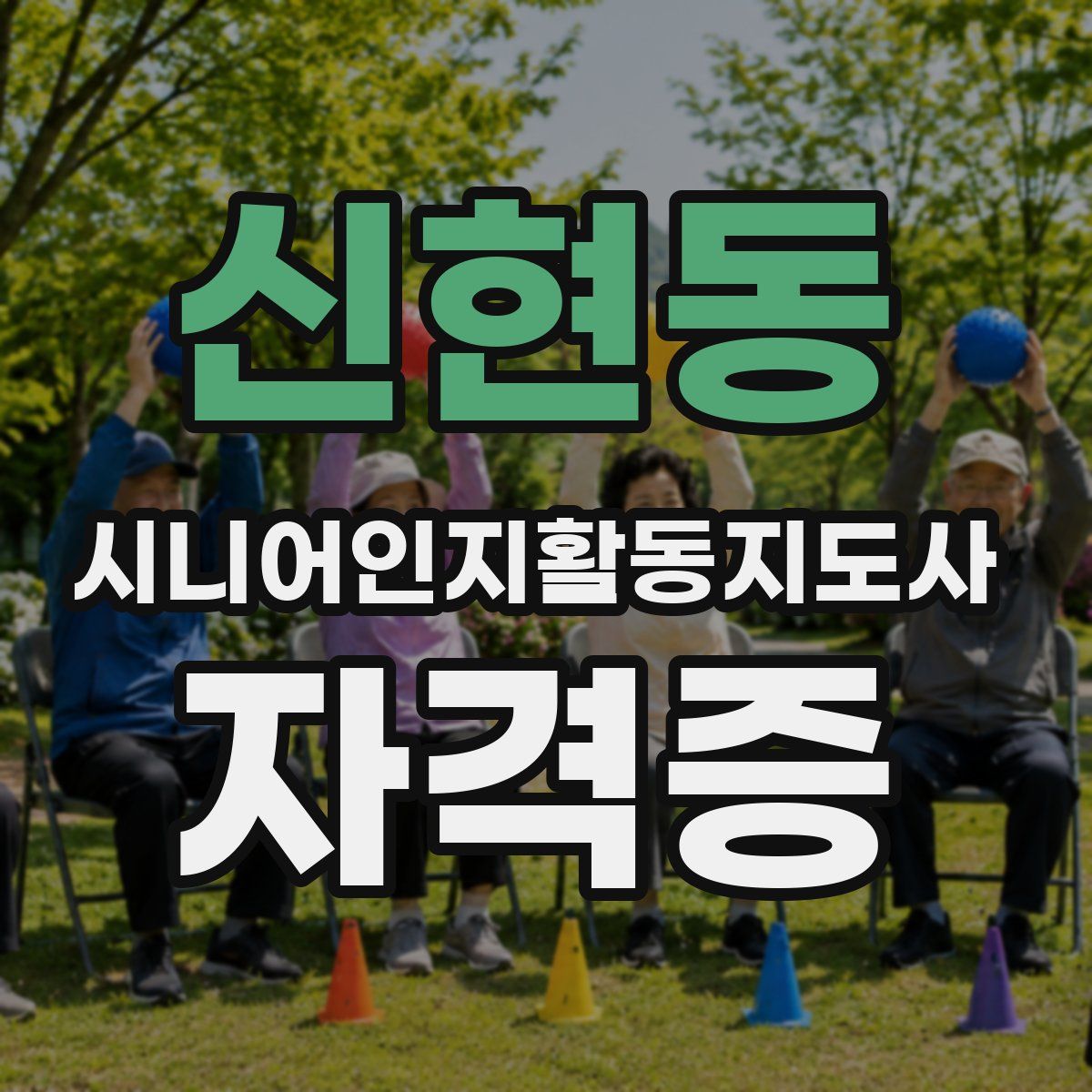 신현동 시니어인지활동지도사 자격증