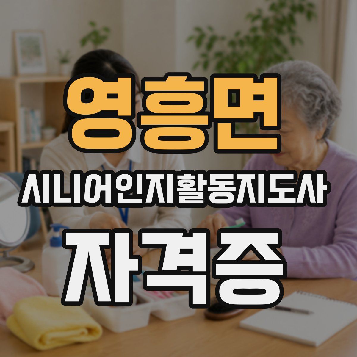 영흥면 시니어인지활동지도사 자격증