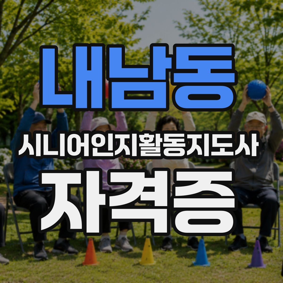 내남동 시니어인지활동지도사 자격증