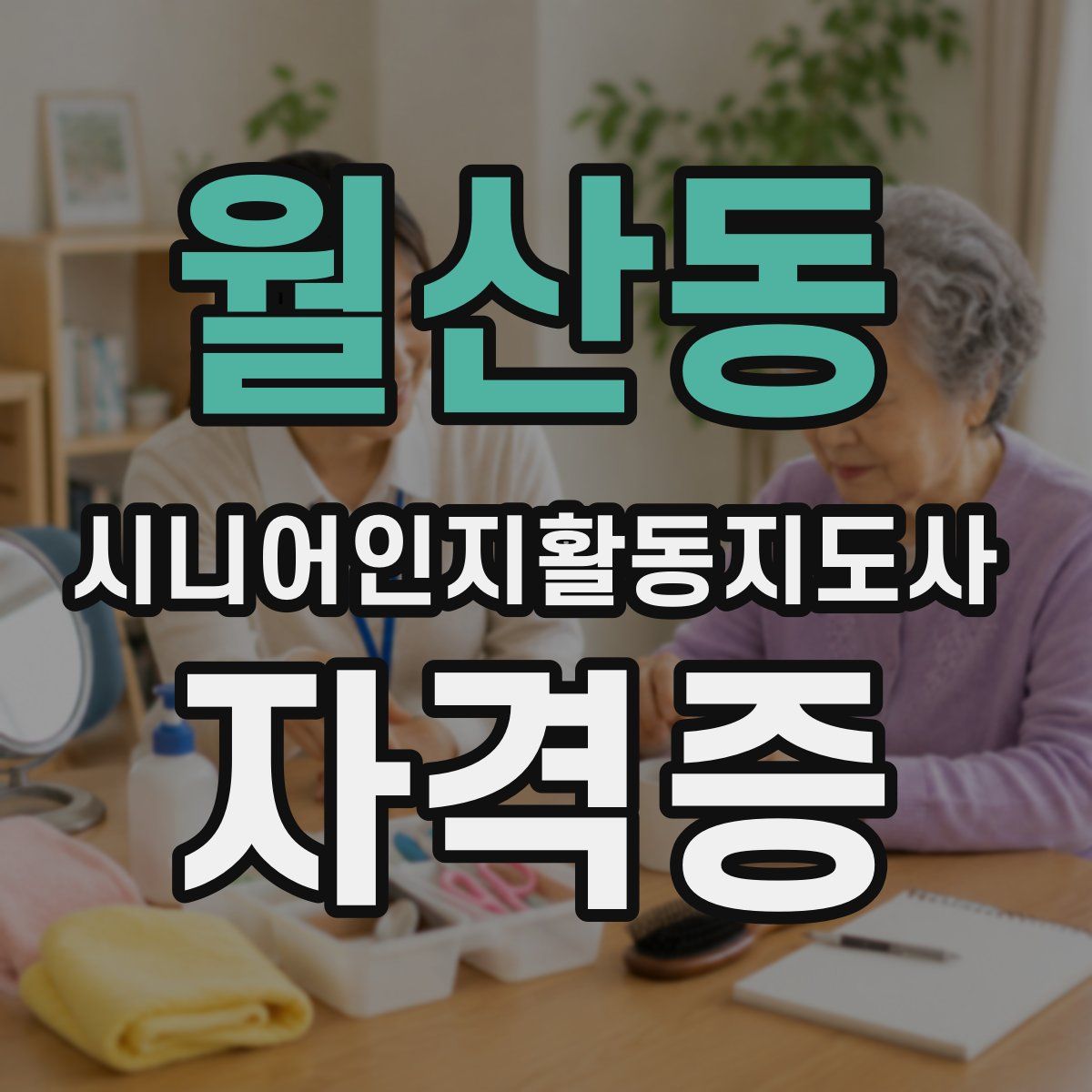 월산동 시니어인지활동지도사 자격증