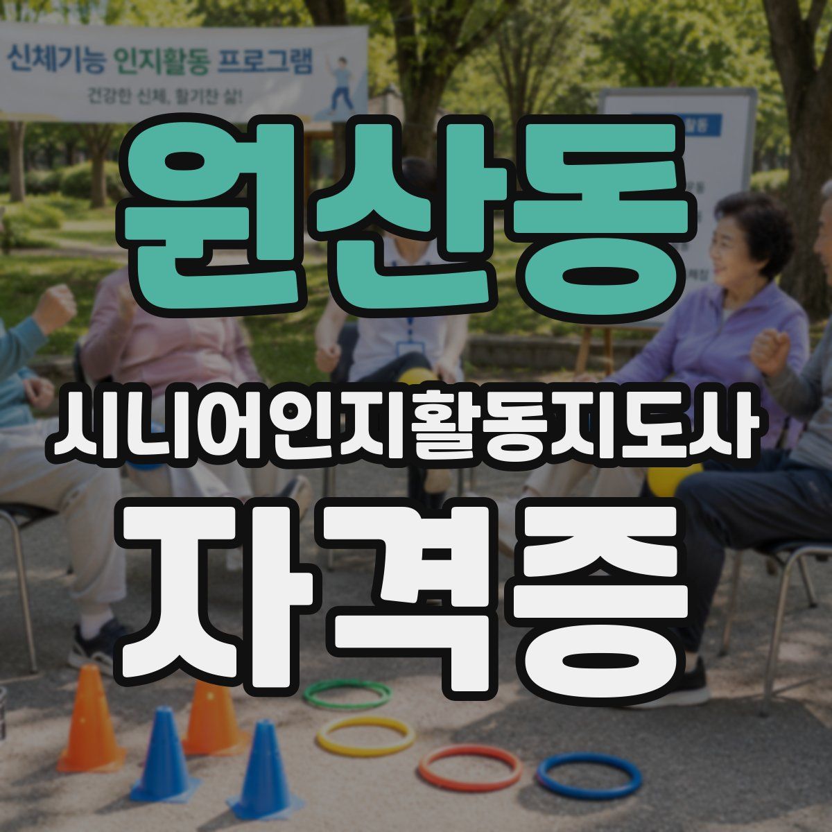 원산동 시니어인지활동지도사 자격증