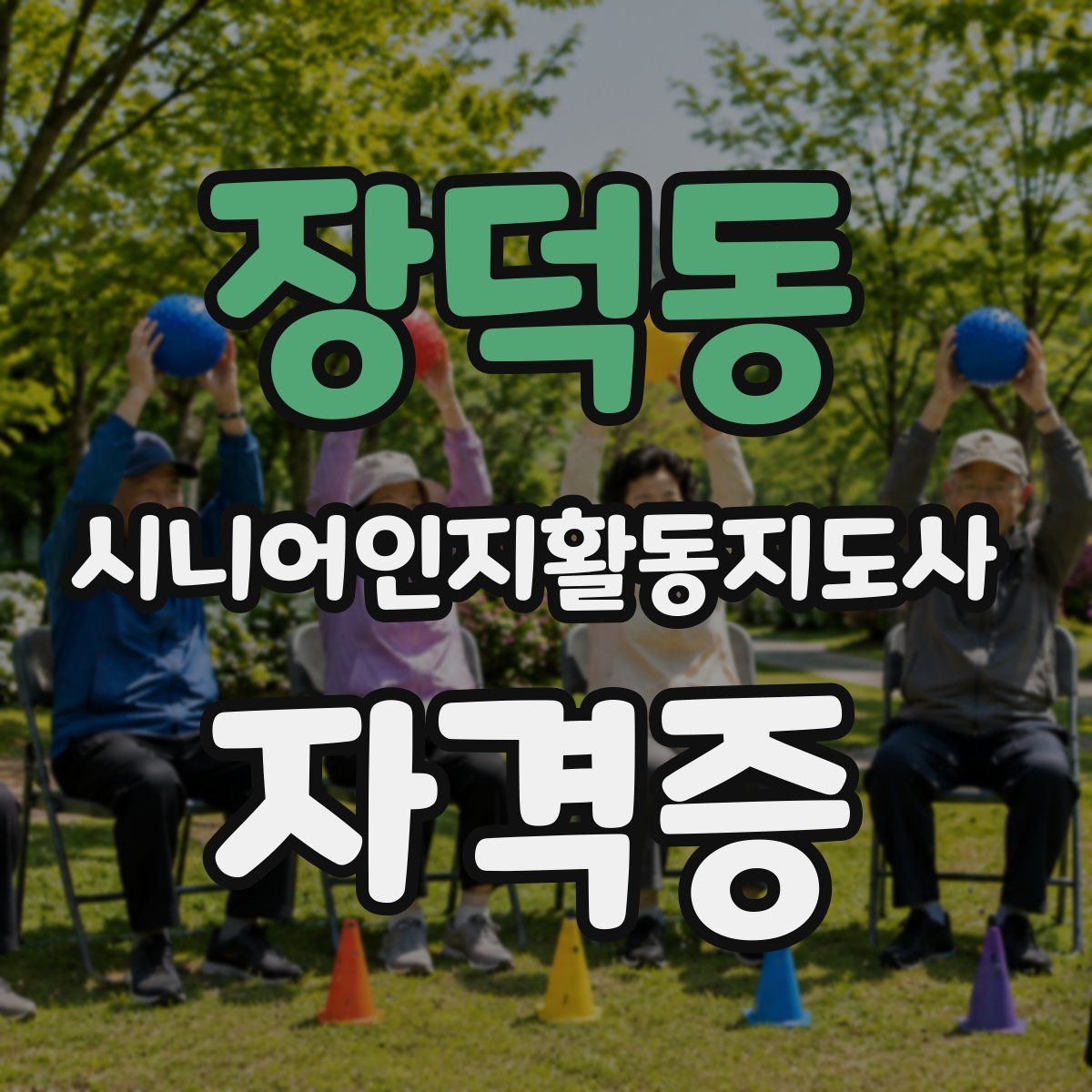 장덕동 시니어인지활동지도사 자격증