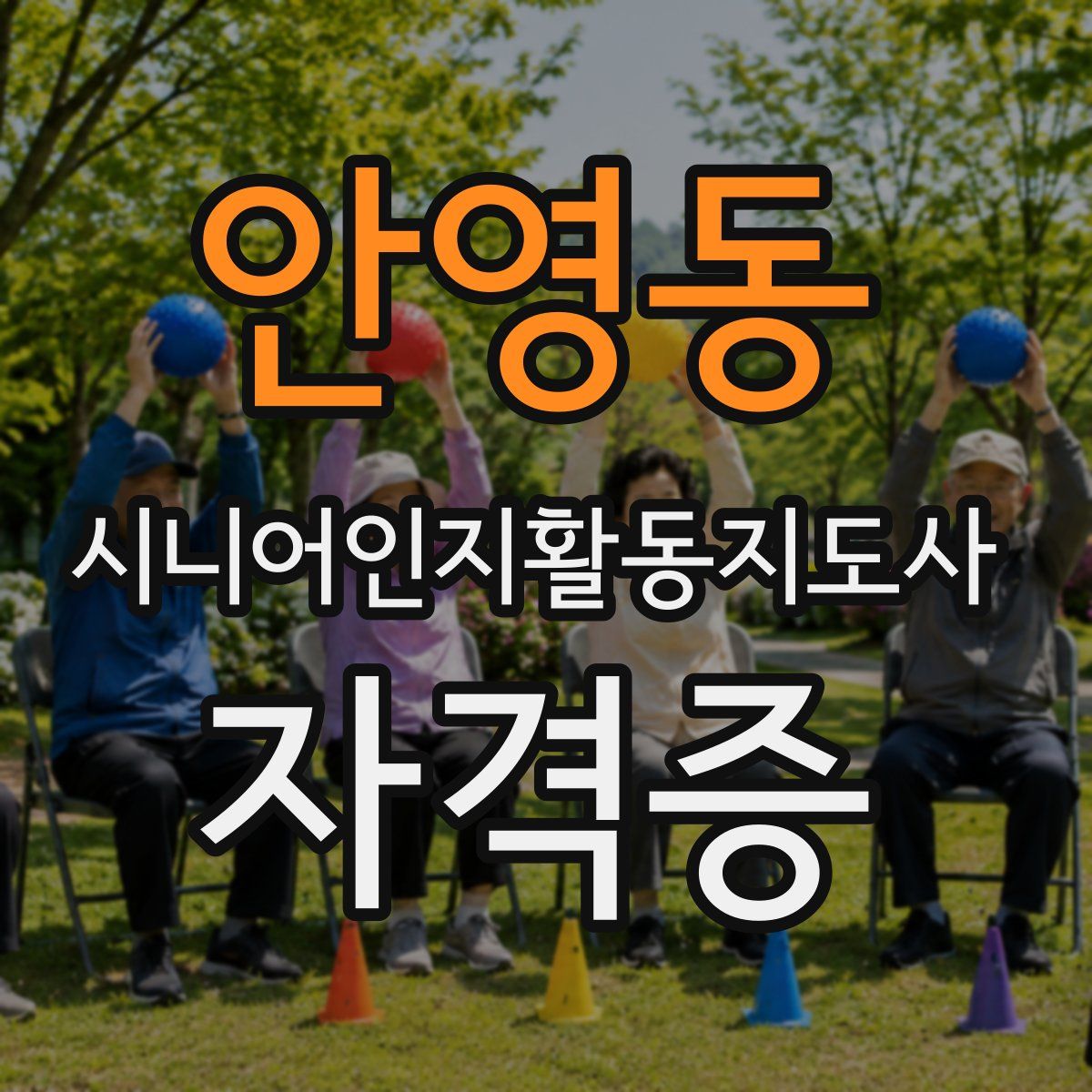 안영동 시니어인지활동지도사 자격증