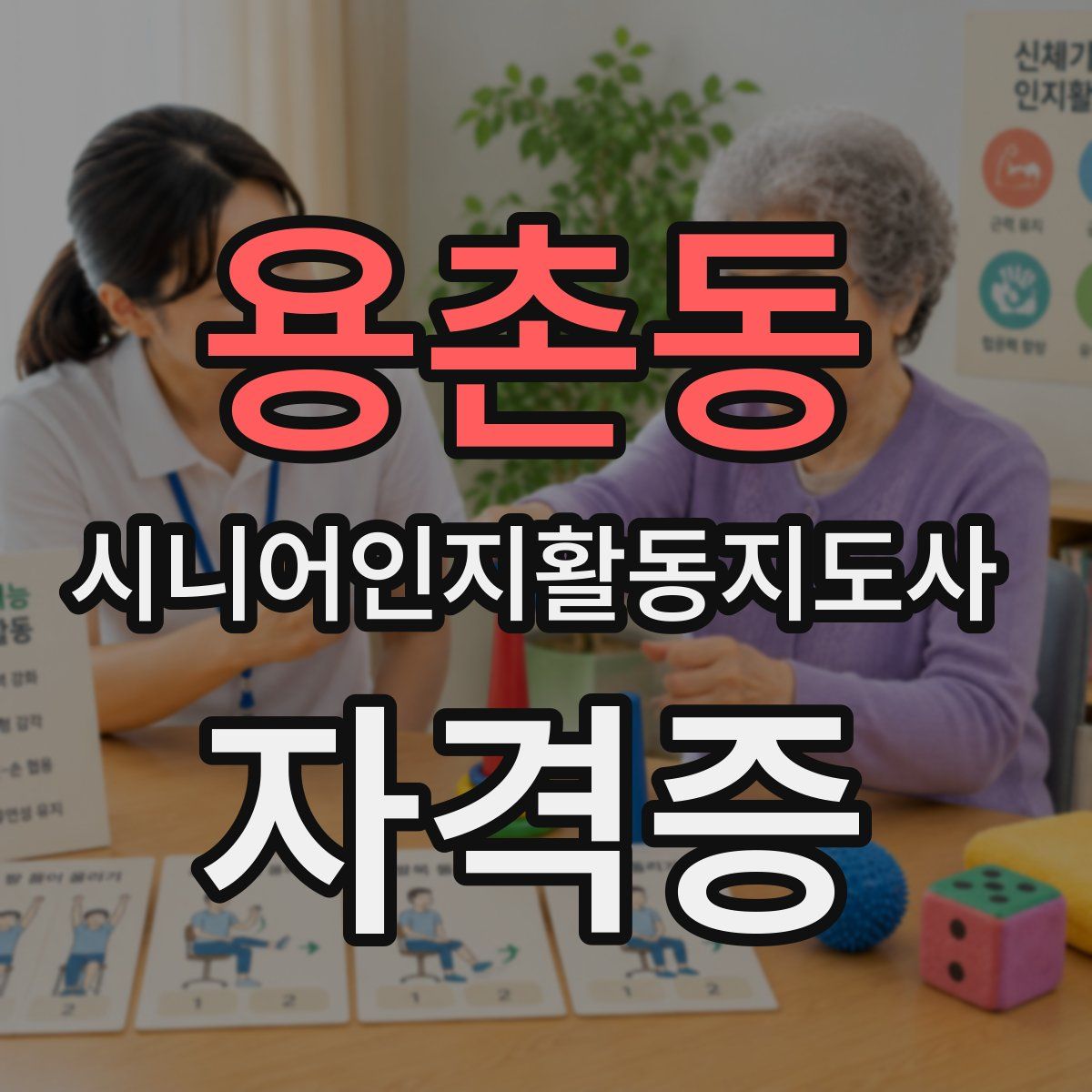 용촌동 시니어인지활동지도사 자격증