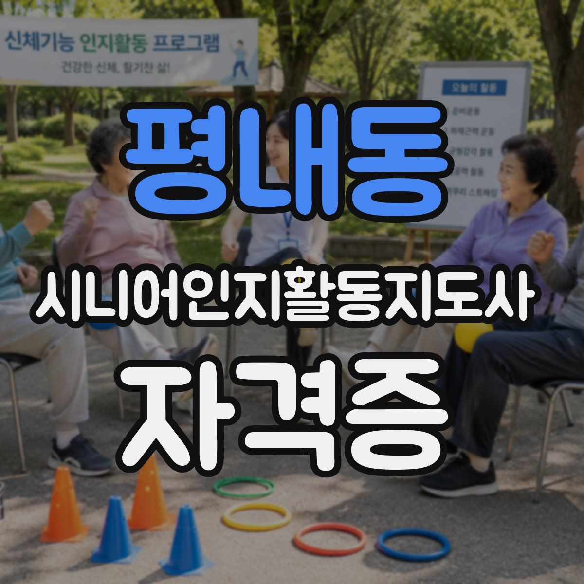 평내동 시니어인지활동지도사 자격증