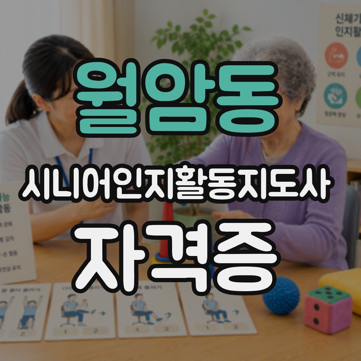 월암동 시니어인지활동지도사 자격증