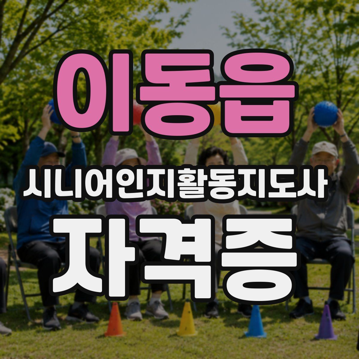 이동읍 시니어인지활동지도사 자격증