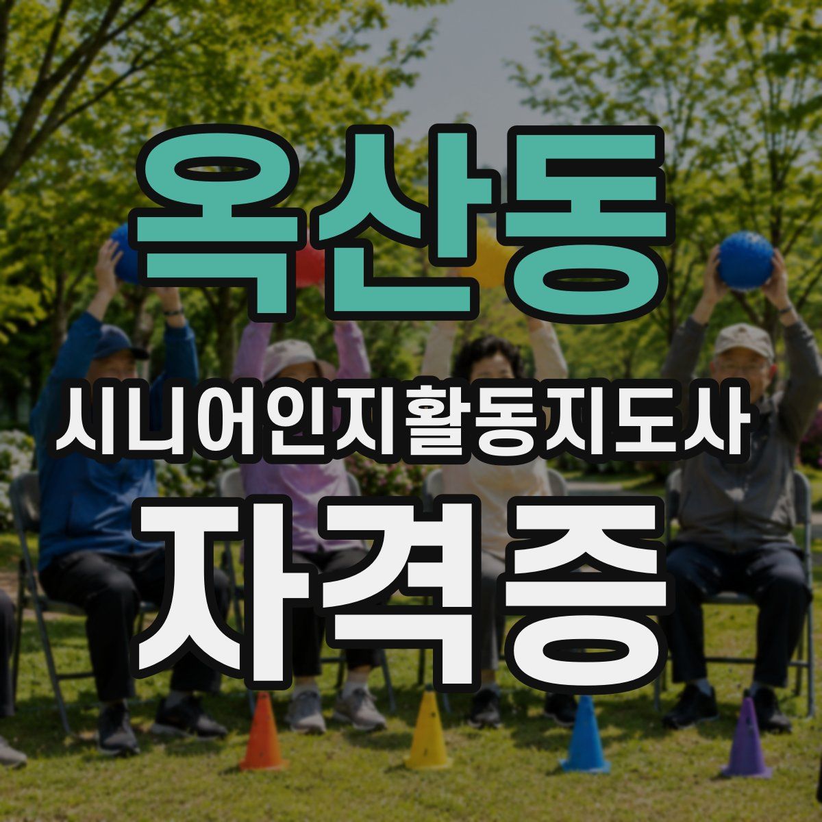옥산동 시니어인지활동지도사 자격증