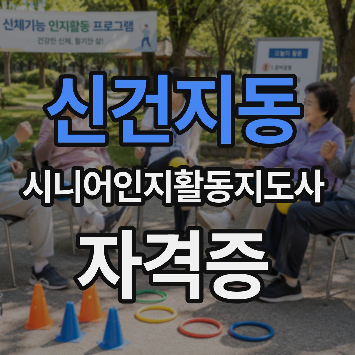 신건지동 시니어인지활동지도사 자격증