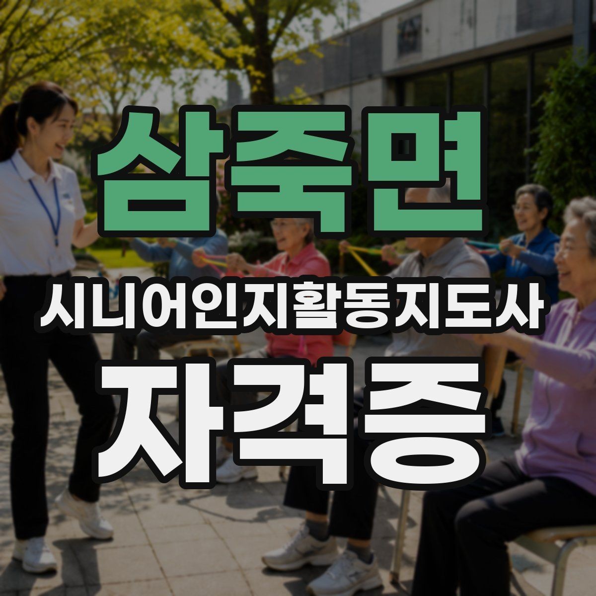 삼죽면 시니어인지활동지도사 자격증 지원 전 비교해야 할 항목
