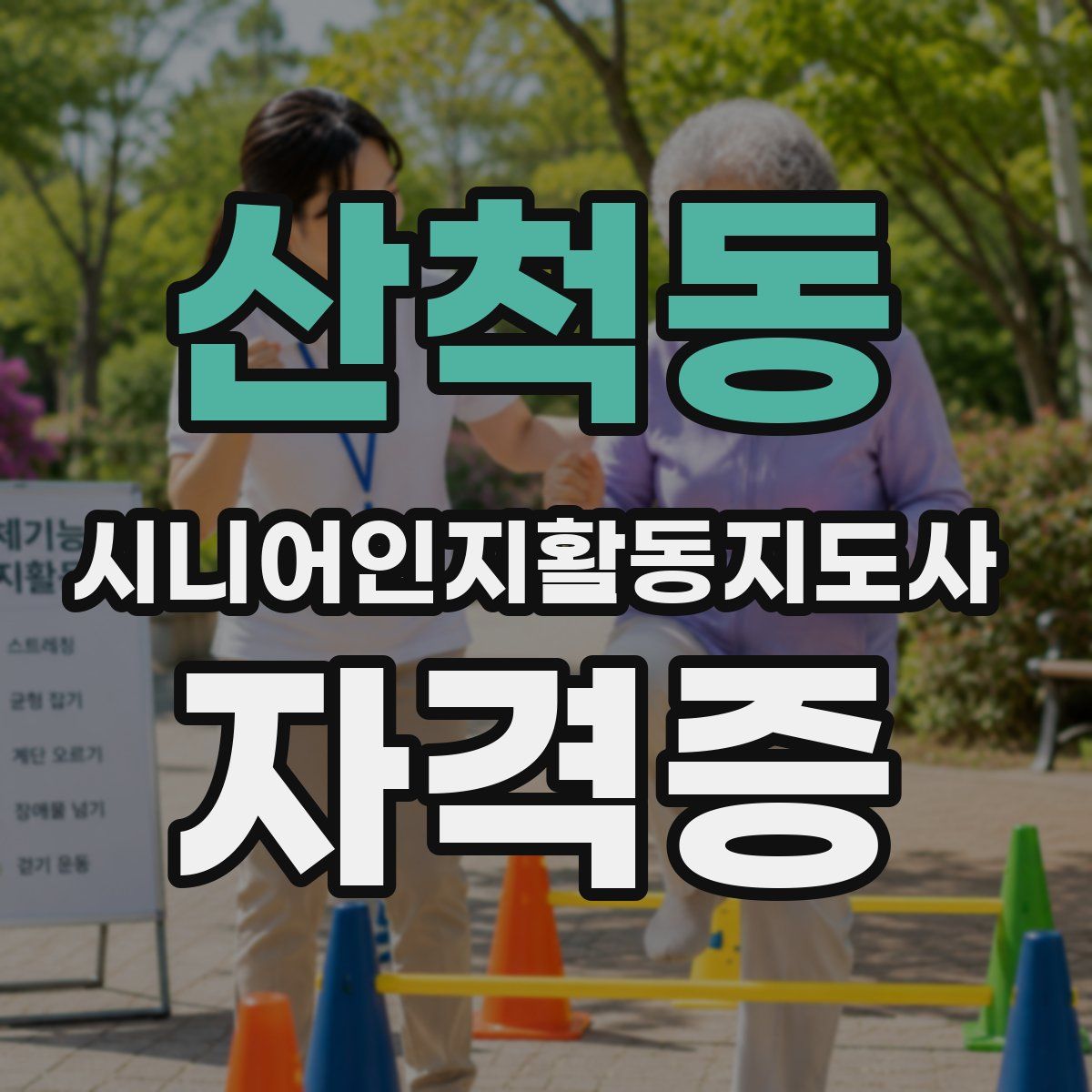 산척동 시니어인지활동지도사 자격증
