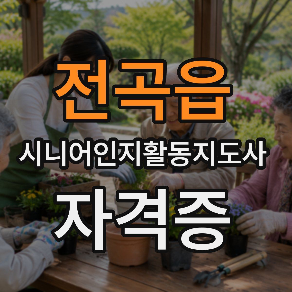 전곡읍 시니어인지활동지도사 자격증