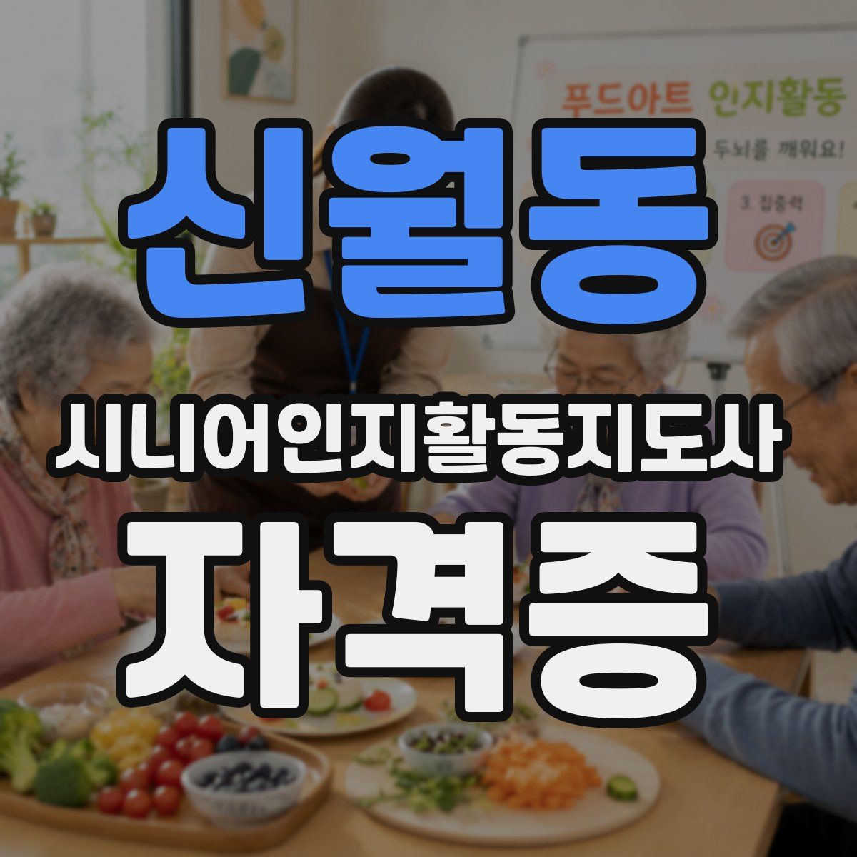 신월동 시니어인지활동지도사 자격증